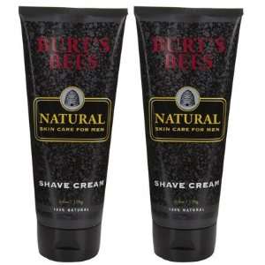  Burts Bees Mens Shave Cream 6 oz, 2 ct (Quantity of 3 
