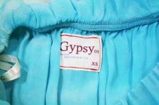 NWT Gypsy 05 CIRCA Cotton Candy Ruffle Tube Maxi Dress XS  