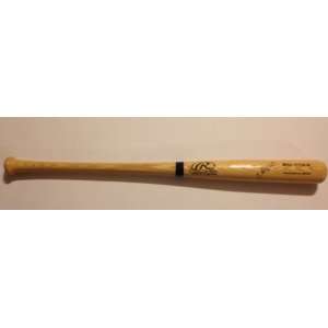 Cleveland Indians CARLOS SANTANA Signed Autographed Baseball Bat COA