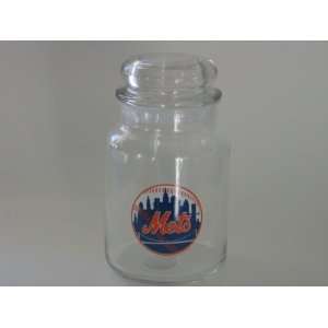  NEW YORK METS 25 oz. Team Logo Glass CANDY JAR with Lid 