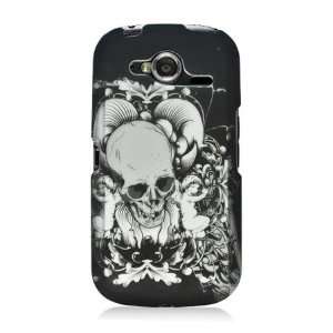 Pantech Burst Graphic Rubberized Shield Hard Case   Skull with Angel 