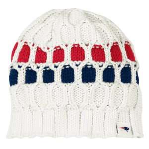  New England Patriots Womens Reebok Link Knit Hat Sports 