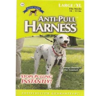 10084 Yuppie Puppy Black Anti Pull Dog Harness Large / xl Fits Necks 