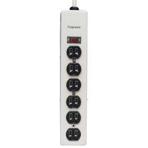  NEW Power Strip   Metal   6 out (Power Protection) Office 