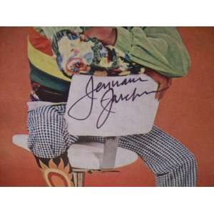  Jackson, Jermaine Jet Magazine Signed Autograph Jackson 
