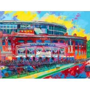 Comiskey Park   Mini Giclee on Canvas     approx 10X13, open edition 