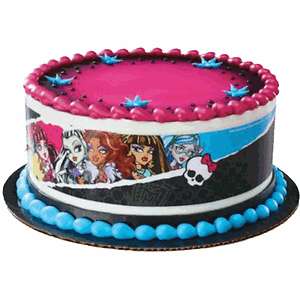 Monster High Classmates EDIBLE DESIGN PRINT CAKE DECOR IMAGE  