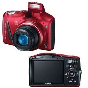  NEW POWERSHOT SX150 IS Red (Cameras & Frames) Office 