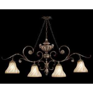 Fine Art Lamps 302240ST Stile Bellagio 4 Light Island Lighting in 