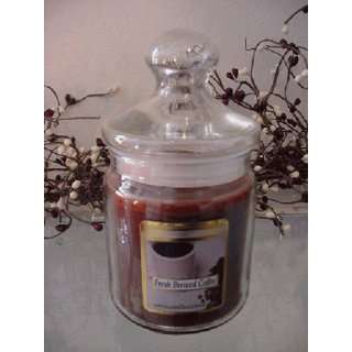  Fresh Brewed Coffee Scented Apothecary Glass Jar Wax 