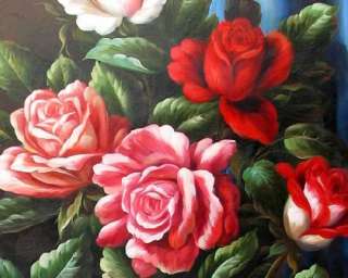 Hand Still Life Floral Flower Oil Painting on canvas J8  