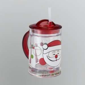  Trim a Home Holiday Santa Straw Cup 
