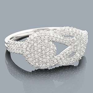 Love Knot Diamond Ring 14K 0.69ct  