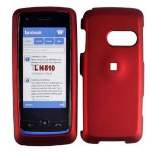  Red Hard Case Cover for LG Rumor Touch LN510 Banter Touch 