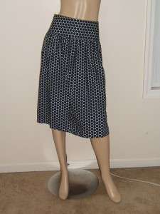 CATO Designer Navy Polka Dot Skirt 14 Beautiful  