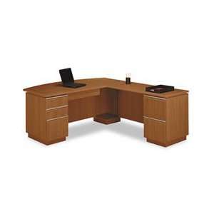  Milano L Desk W/Full Pedestal, 71 1/8w x 81 1/2d x 29 5 