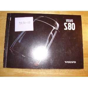  1999 Volvo S80 S 80 Owners Manual Volvo Books