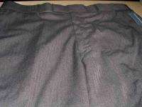 PERRY ELLIS Dress Pants Charcoal Gray W 38 x L 30 Wool Dynamics 