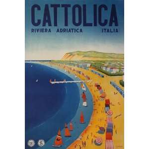  CATTOLICA RIVIERA SAILBOAT BEACH ITALY ITALIA ITALIAN 