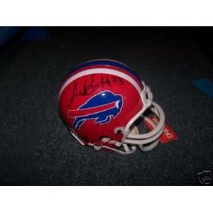  Antoine Smith Buffalo Bills Signed Mini Helmet W/coa 