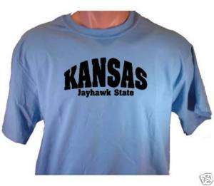 Kansas Jayhawk State Nickname T Shirt  