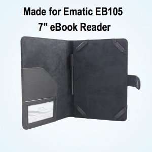  Ematic EB105 7 eReader Case / Cover   Black   SRX 