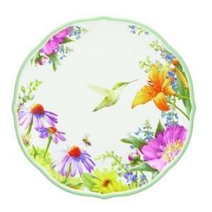  Floral Meadow Medley Accent / Salad Plate [Set of 4 