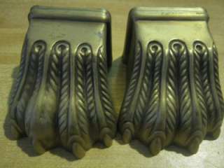 Replacement Brass Claw Feet for vintage Tables 4  
