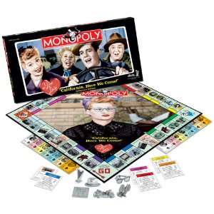  Monopoly Games   I Love Lucy California Here We Come 