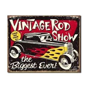  Vintage Rod Show Tin Sign