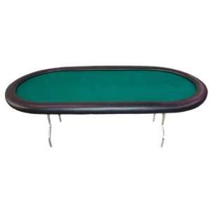  USA Gaming Supply PT 10 Oval Poker Table with Folding Legs 