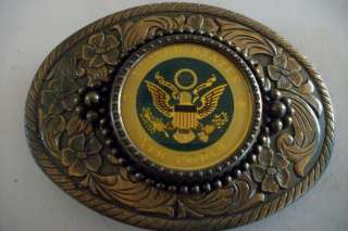 Vintage USAF Air Force Medallion Belt Buckle, Pretty  