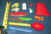 1960S/70S VINTAGE LOT (13) KIDS TOYS WHISTLES FLUTES +++ ASSORTED MUST 