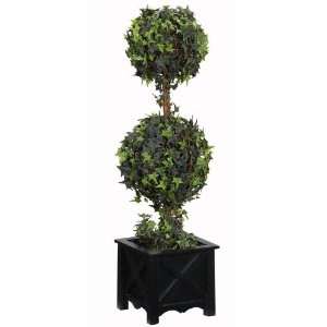  Ivy Multi Ball Topiary   double 55h, Black