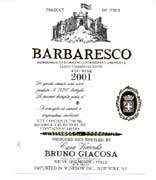 Bruno Giacosa Barbaresco Santo Stefano 2001 