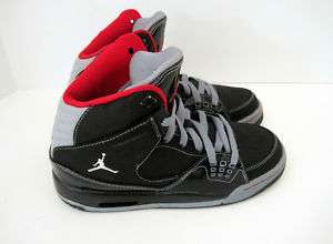 Nike Jordan SC 1   black/red/grey   size 4.5Y  