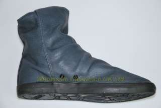 WHOLESALE LOT CHEAPO DARK GREY LEATHER FEEL ANKLE BOOT  