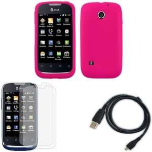  iFase Brand Huawei Fusion U8652 Combo Solid Hot Pink 