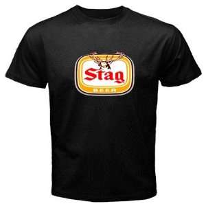 Stag Beer Logo New Black T shirt Size 3XL 
