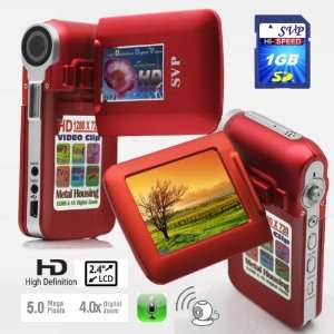  SVP T100 Red True High Definition 1280x780p Pocket Size 
