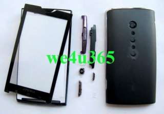 Black Xperia X10 Full Housing Cover For Sony Ericsson  