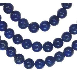  Lapis Lazuli 6mm Round Blue Beads Strand 16