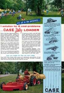 1959 Case 210 Utility Loader Tractor Original Ad  