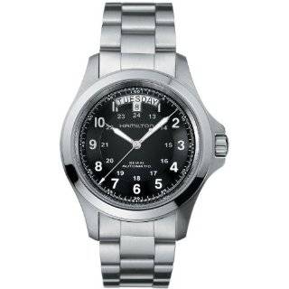 Hamilton Mens H64455133 Khaki King II Black Dial Watch