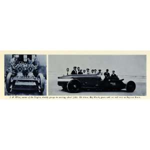   Car Ray Keech Daytona Beach Speed Record   Original Color Print Home