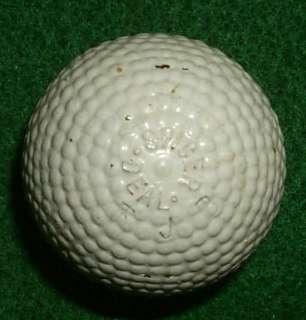 c1900 Unlisted/Vintage/Antique Bramble Gutty Core Spicer Deal Golf 