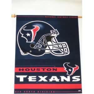  HOUSTON TEXANS Team Logo Weather Resistant 27 by 37 