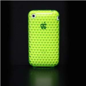  iPhone 3G and 3GS Glossy Diamond Crystal Case (Green Apple 
