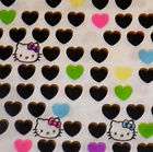 HELLO KITTY ♥♥ cat colorful heart fabric diy punk