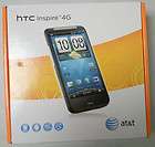 New HTC Inspire 4G Black Unlocked Android WiFi Hotspot HD Video 